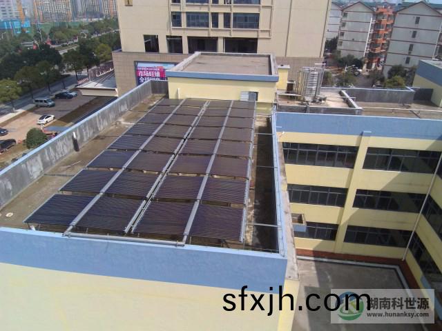 长沙壹里星街项目配套幼儿园太阳能热水系统