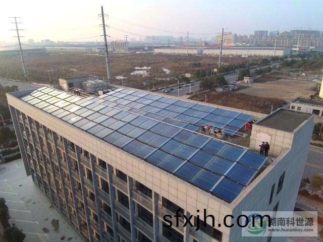 长沙湘江涂料职工宿舍太阳能热水工程