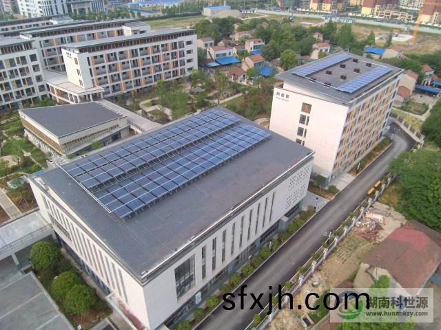 华容县长工实验学校学生宿舍与食堂太阳能热水工程