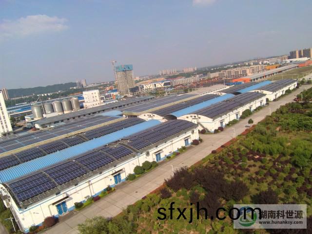 工厂屋顶太阳能光伏发电系统