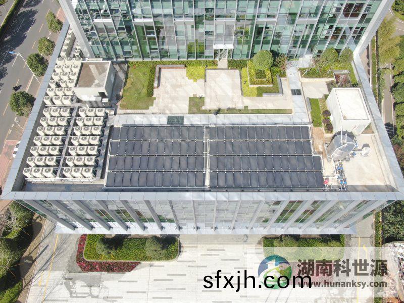 湘安嘉园项目一期4#栋裙楼屋面太阳能热水系统工程