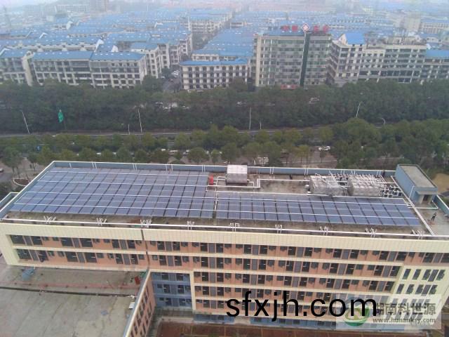 学校屋顶太阳能热水工程