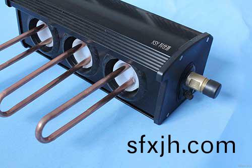 U型管集热器实体样品结构示意