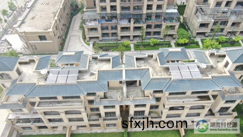 洋房太阳能热水系统工程